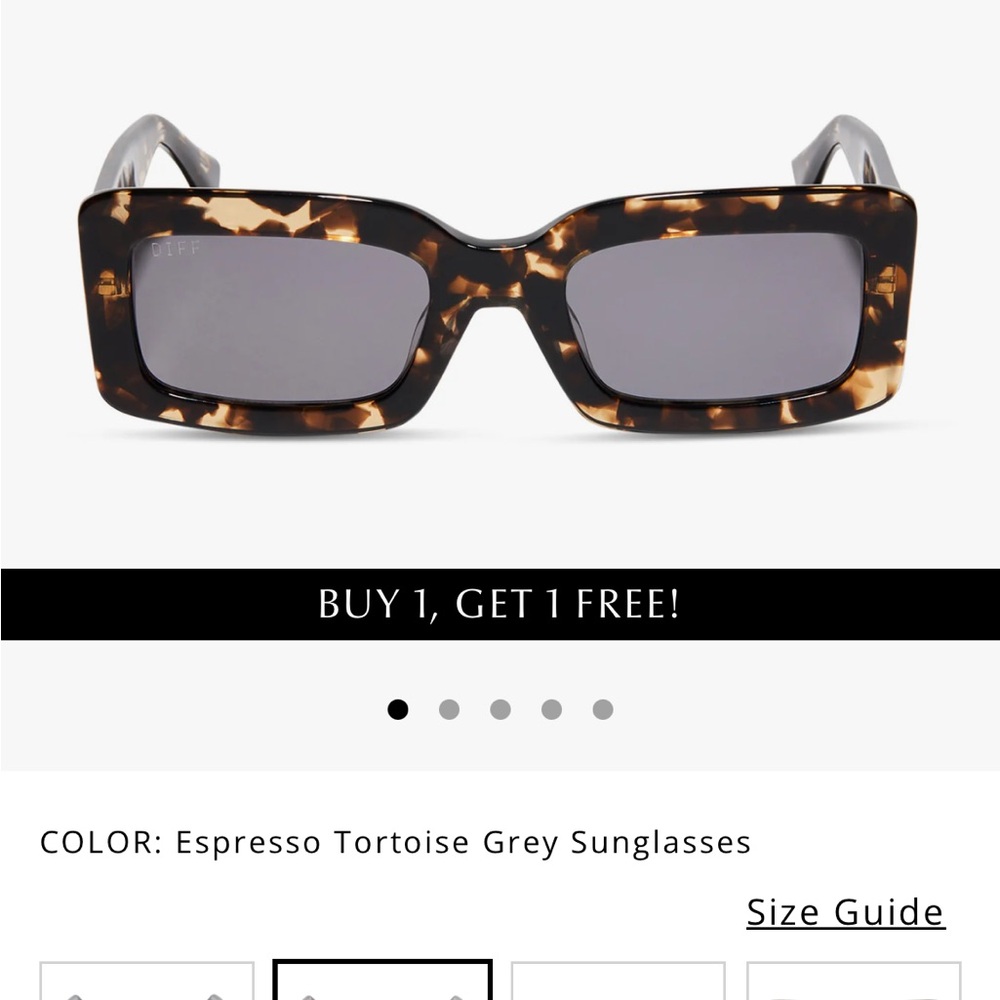 DIFF - Indy - Tortoise Grey Sunglasses